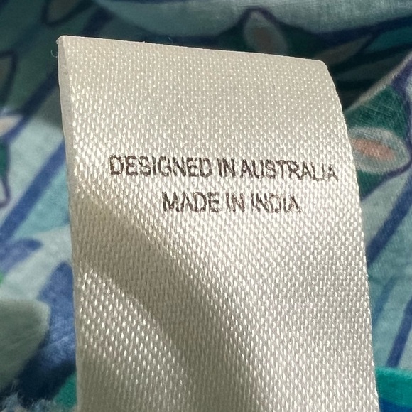 Lulalife Women's Blue Floral Top - Picture 4 of 9